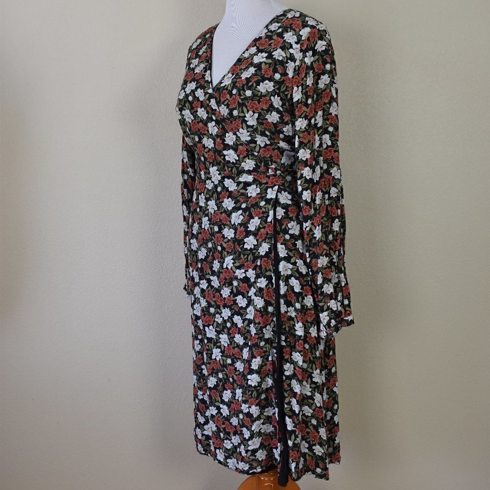 Privacy Please Nixon Midi Wrap Dress XL - Picture 4 of 9